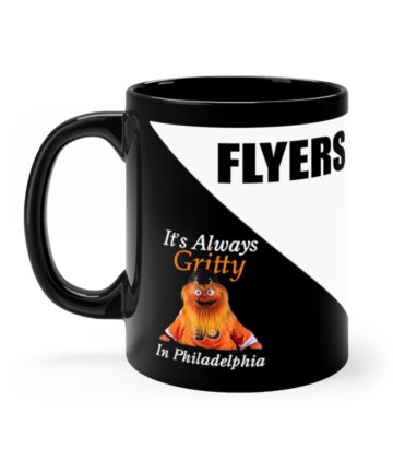 gritty-mascot-philadelphia-flyers-mug-coffee-black-mug-11oz-beautiful-gift-black-mug