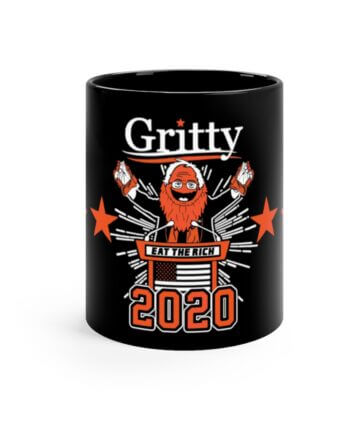 philadelphia Flyers bernie sanders Eat the Rich 2020 Philadelphia Flyers Black Mug 11 Oz