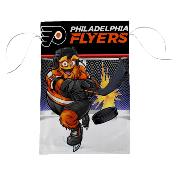 philadelphia Flyer Mascot Gritty Double Side Garden Flag 12" x 18"