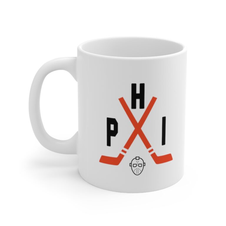 philadelphia Flyers White Mug PHI 11-15 oz Hockey Fans Gift