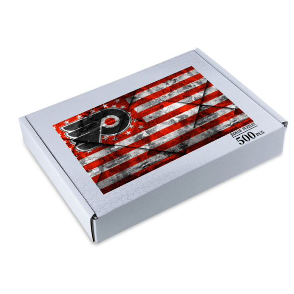 philadelphia Flyers Puzzle Flag