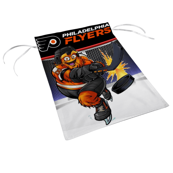 philadelphia Flyer Mascot Gritty Double Side Garden Flag 12" x 18"