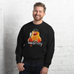 philadelphia Flyers Sweatshirt Keep it Gritty Sweatshirt Clothing Flyers Mascot Gritty