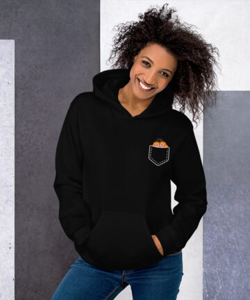 philadelphia Flyers Black Hoodie Gritty in Pocket Gritty lovers