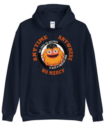 philadelphia Flyers Hoodie Anytime Anywhere Mens kids youth Gritty navy Hoodie