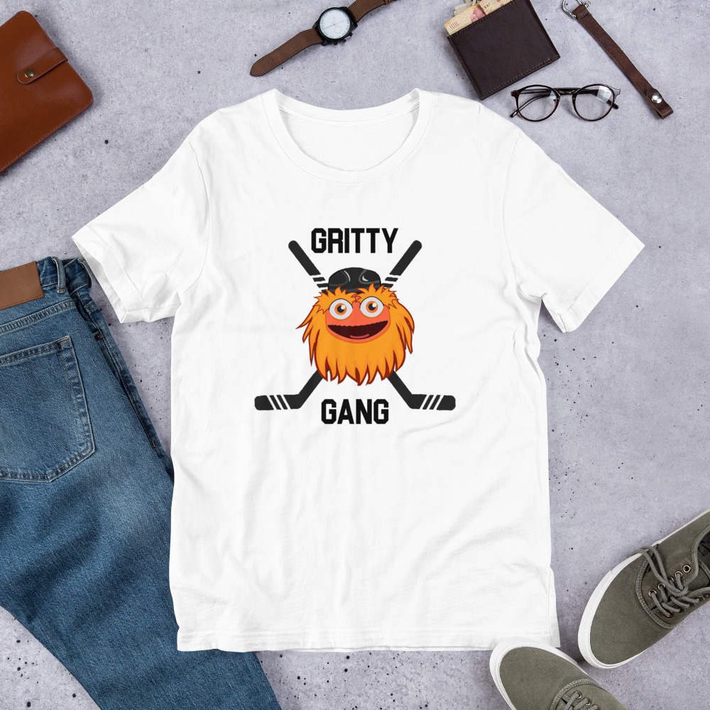 Gritty Philadelphia Mascot Hockey Fan T Shirt Classic / White / Medium