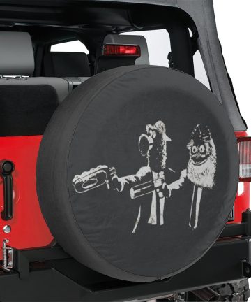 Flyers and Phillies Spare Tire Cover philadelphia Baseball Hockey jeep Spare Tire with hole camera